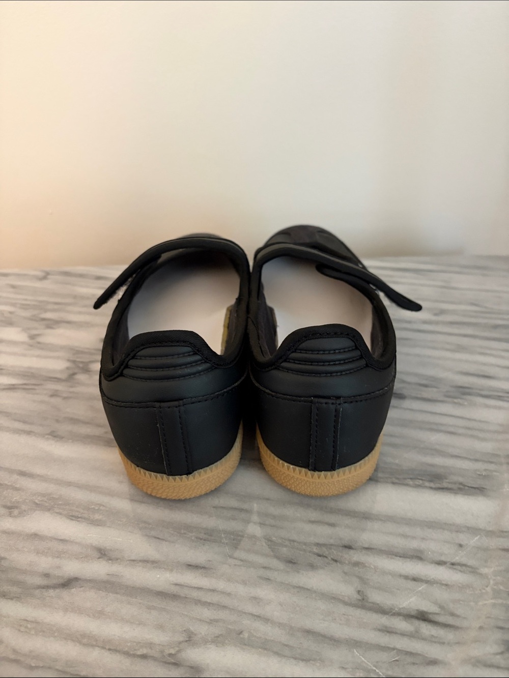 adidas Kids Samba Mary-Jane Sneakers - Black/Gray/White - Picture 4 of 9